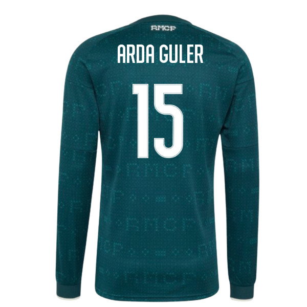 2026-2027 Real Madrid Long Sleeve Away Shirt (Arda Guler 15)