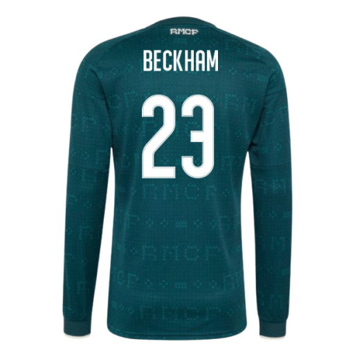 2026-2027 Real Madrid Long Sleeve Away Shirt (Beckham 23)