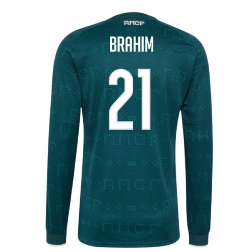 2026-2027 Real Madrid Long Sleeve Away Shirt (Brahim 21)