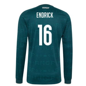 2026-2027 Real Madrid Long Sleeve Away Shirt (Endrick 16)