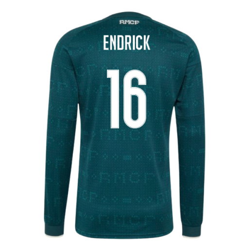 2026-2027 Real Madrid Long Sleeve Away Shirt (Endrick 16)