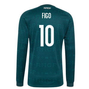 2026-2027 Real Madrid Long Sleeve Away Shirt (Figo 10)