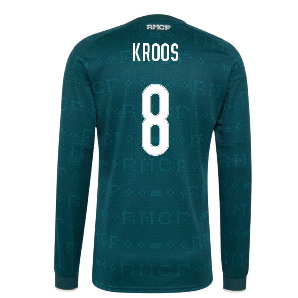 2026-2027 Real Madrid Long Sleeve Away Shirt (Kroos 8)
