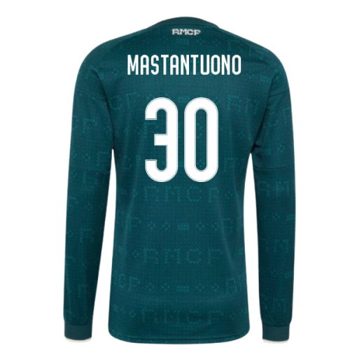 2026-2027 Real Madrid Long Sleeve Away Shirt (Mastantuono 30)