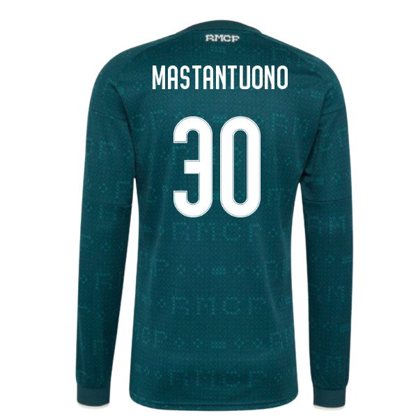2026-2027 Real Madrid Long Sleeve Away Shirt (Mastantuono 30)