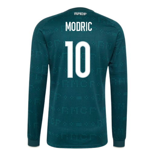 2026-2027 Real Madrid Long Sleeve Away Shirt (Modric 10)