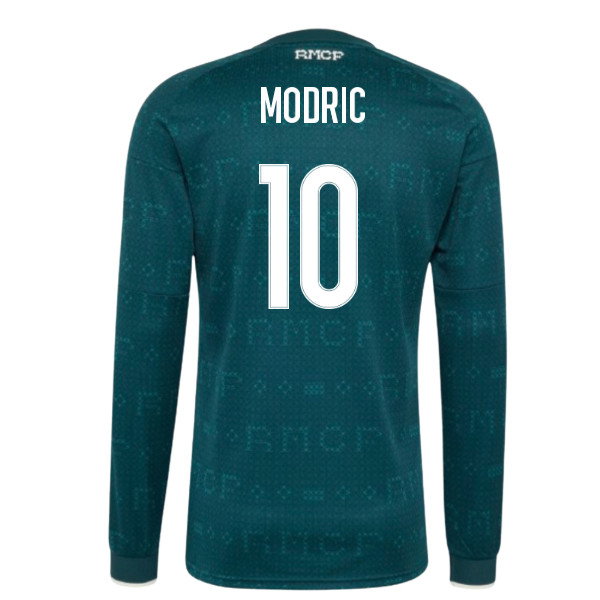 2026-2027 Real Madrid Long Sleeve Away Shirt (Modric 10)