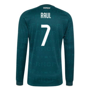 2026-2027 Real Madrid Long Sleeve Away Shirt (Raul 7)