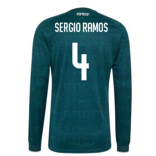 2026-2027 Real Madrid Long Sleeve Away Shirt (Sergio Ramos 4)