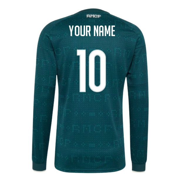 2026-2027 Real Madrid Long Sleeve Away Shirt (Your Name)