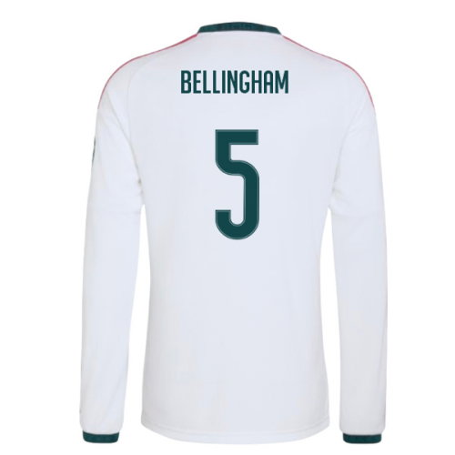 2026-2027 Real Madrid Long Sleeve Home Shirt (Bellingham 5)
