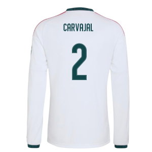 2026-2027 Real Madrid Long Sleeve Home Shirt (Carvajal 2)