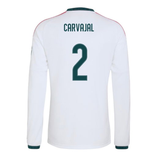 2026-2027 Real Madrid Long Sleeve Home Shirt (Carvajal 2)