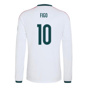 2026-2027 Real Madrid Long Sleeve Home Shirt (Figo 10)