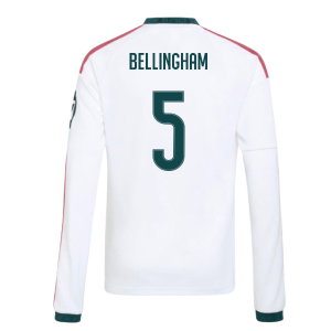 2026-2027 Real Madrid Long Sleeve Home Shirt (Kids) (Bellingham 5)