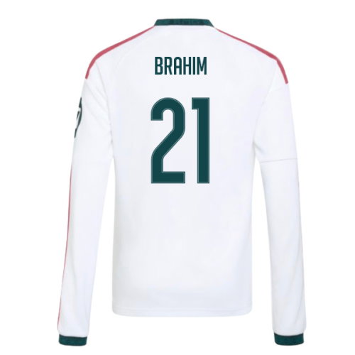 2026-2027 Real Madrid Long Sleeve Home Shirt (Kids) (Brahim 21)