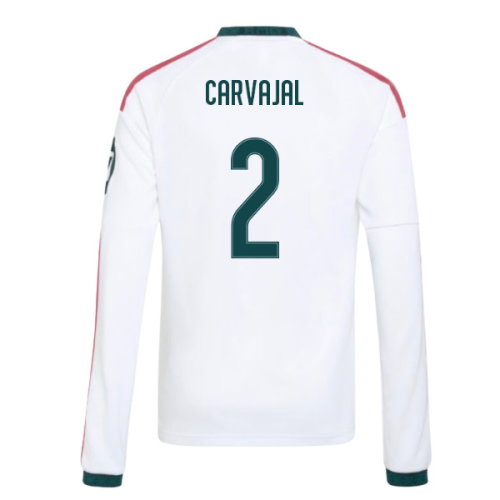 2026-2027 Real Madrid Long Sleeve Home Shirt (Kids) (Carvajal 2)