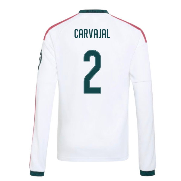 2026-2027 Real Madrid Long Sleeve Home Shirt (Kids) (Carvajal 2)