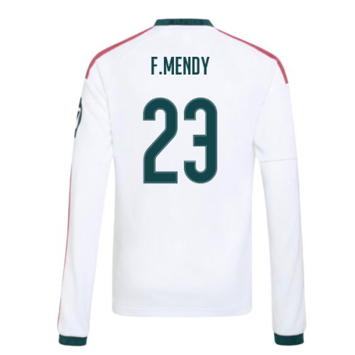 2026-2027 Real Madrid Long Sleeve Home Shirt (Kids) (F.Mendy 23)