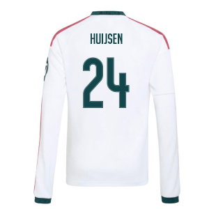 2026-2027 Real Madrid Long Sleeve Home Shirt (Kids) (Huijsen 24)