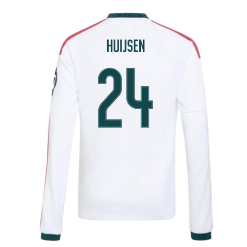 2026-2027 Real Madrid Long Sleeve Home Shirt (Kids) (Huijsen 24)