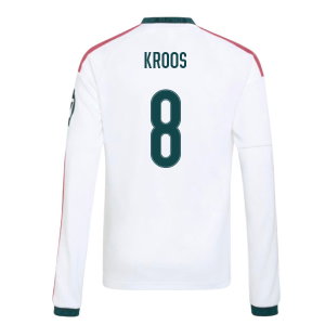 2026-2027 Real Madrid Long Sleeve Home Shirt (Kids) (Kroos 8)