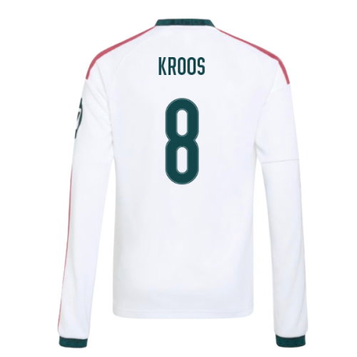 2026-2027 Real Madrid Long Sleeve Home Shirt (Kids) (Kroos 8)