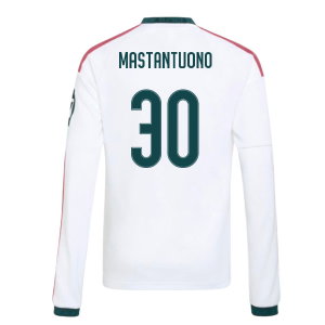 2026-2027 Real Madrid Long Sleeve Home Shirt (Kids) (Mastantuono 30)