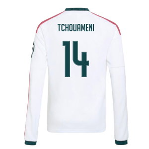 2026-2027 Real Madrid Long Sleeve Home Shirt (Kids) (Tchouameni 14)