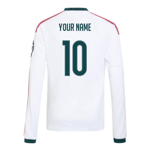2026-2027 Real Madrid Long Sleeve Home Shirt (Kids) (Your Name)