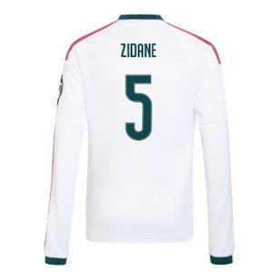 2026-2027 Real Madrid Long Sleeve Home Shirt (Kids) (Zidane 5)