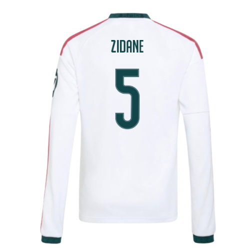 2026-2027 Real Madrid Long Sleeve Home Shirt (Kids) (Zidane 5)