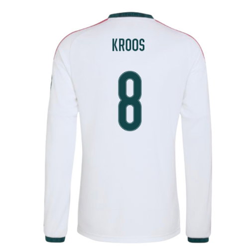 2026-2027 Real Madrid Long Sleeve Home Shirt (Kroos 8)