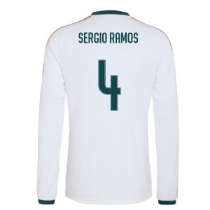 2026-2027 Real Madrid Long Sleeve Home Shirt (Sergio Ramos 4)