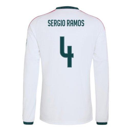 2026-2027 Real Madrid Long Sleeve Home Shirt (Sergio Ramos 4)