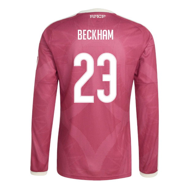 2026-2027 Real Madrid Long Sleeve Third Shirt (Beckham 23)