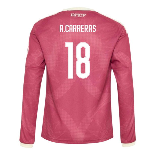 2026-2027 Real Madrid Long Sleeve Third Shirt (Kids) (A.Carreras 18)