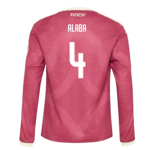 2026-2027 Real Madrid Long Sleeve Third Shirt (Kids) (Alaba 4)