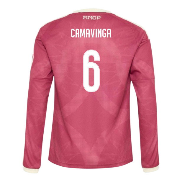 2026-2027 Real Madrid Long Sleeve Third Shirt (Kids) (Camavinga 6)