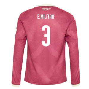 2026-2027 Real Madrid Long Sleeve Third Shirt (Kids) (E.Militao 3)