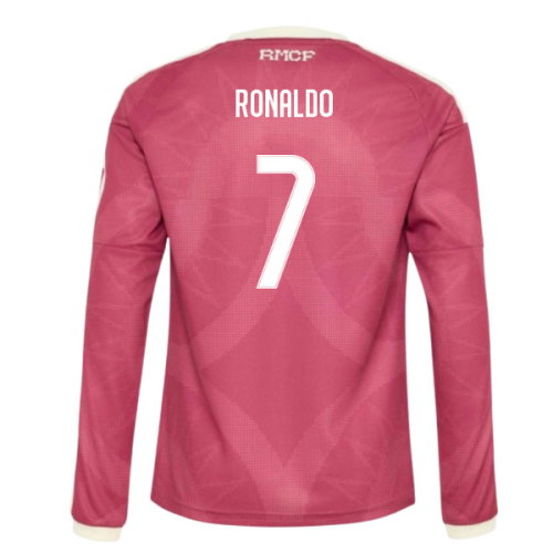 2026-2027 Real Madrid Long Sleeve Third Shirt (Kids) (Ronaldo 7)
