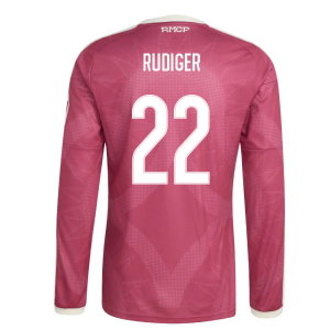 2026-2027 Real Madrid Long Sleeve Third Shirt (Rudiger 22)