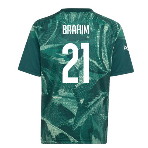 2026-2027 Real Madrid Pre-Match Shirt (Aurora Ivy) - Kids (Brahim 21)