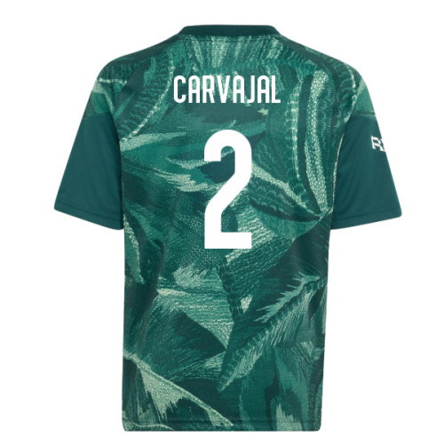 2026-2027 Real Madrid Pre-Match Shirt (Aurora Ivy) - Kids (Carvajal 2)