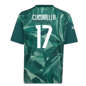 2026-2027 Real Madrid Pre-Match Shirt (Aurora Ivy) - Kids (Cucurella 17)