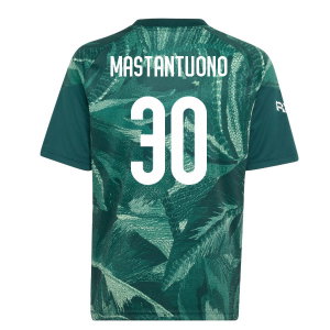 2026-2027 Real Madrid Pre-Match Shirt (Aurora Ivy) - Kids (Mastantuono 30)
