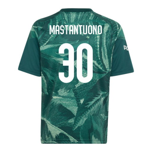 2026-2027 Real Madrid Pre-Match Shirt (Aurora Ivy) - Kids (Mastantuono 30)