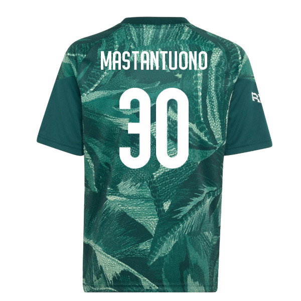 2026-2027 Real Madrid Pre-Match Shirt (Aurora Ivy) - Kids (Mastantuono 30)