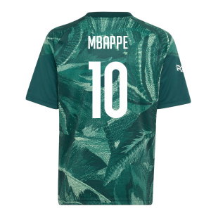 2026-2027 Real Madrid Pre-Match Shirt (Aurora Ivy) - Kids (Mbappe 10)