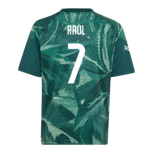 2026-2027 Real Madrid Pre-Match Shirt (Aurora Ivy) - Kids (Raul 7)